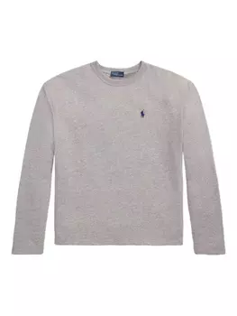 Футболка с длинными рукавами и круглым вырезом Polo Ralph Lauren, серый