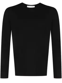 Футболка с длинными рукавами и логотипом Comme Des Garons Shirt, черный