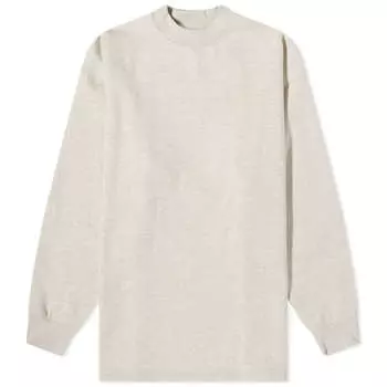 Футболка с длинными рукавами и логотипом Fear of God Essentials, бежевый