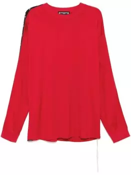 Футболка с длинными рукавами и логотипом Mastermind World, красный