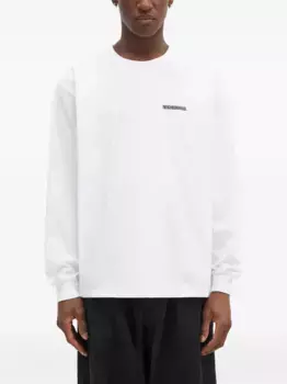 Футболка с длинными рукавами и логотипом Neighborhood, белый