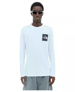 Футболка с длинными рукавами и логотипом The North Face, белый
