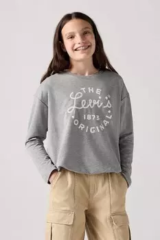 Футболка с длинными рукавами и логотипом Western cowgirl Levi'S, серый