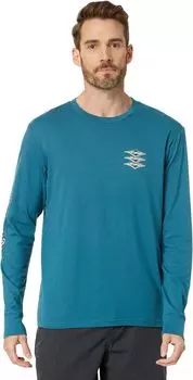 Футболка с длинными рукавами и откидной спинкой Billabong, цвет Blue Lagoon