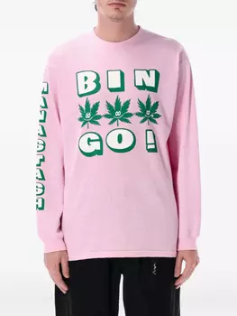 Футболка с длинными рукавами и принтом «Бинго» MANASTASH, розовый