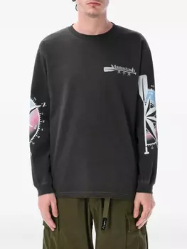Футболка с длинными рукавами и принтом компаса Canoa MANASTASH, черный
