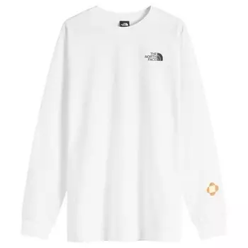 Футболка с длинными рукавами и принтом Nse x yinka ilori The North Face, белый