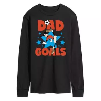 Футболка с длинными рукавами и рисунком Disney's Goofy Dad Goals Licensed Character