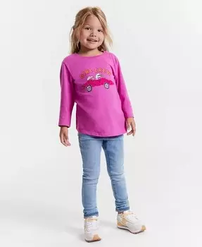 Футболка с длинными рукавами и рисунком Girl Crew для девочек Epic Threads, фиолетовый