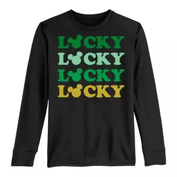 Футболка с длинными рукавами и рисунком Lucky Stack для мальчиков 8–20 лет Disney's «Микки Маус и друзья» Licensed Character