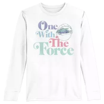 Футболка с длинными рукавами и рисунком «The Child One With The Force» для мальчиков 8–20 лет Licensed Character