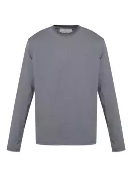 Футболка с длинными рукавами и вышитым логотипом Iceberg, серый