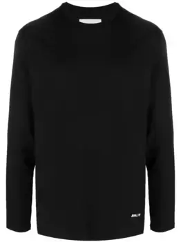 Футболка с длинными рукавами JIL SANDER, черный