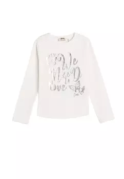 Футболка с длинными рукавами Long Sleeve Crew Neck Koton, цвет ecru