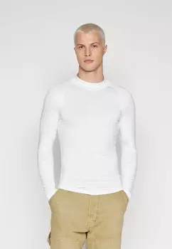 Футболка с длинными рукавами Long Sleeve Muscle Fit Sports Top Unisex YOURTURN, белый