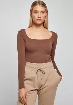 Футболка с длинными рукавами Longsleeve Urban Classics, цвет bark