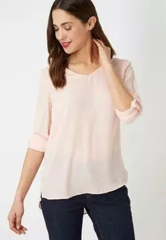 Футболка с длинными рукавами LOVE & MONEY, розовый