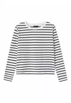 Футболка с длинными рукавами Mit Langen rmeln Gestreiftes LMTD, черный