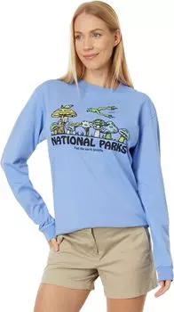 Футболка с длинными рукавами National Parks Fungi Parks Project, светло-синий