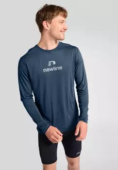 Футболка с длинными рукавами Newline, темно-синий