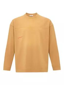 Футболка с длинными рукавами, окрашенная в готовом виде JW Anderson, коричневый