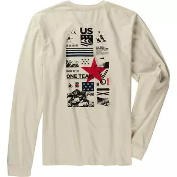 Футболка с длинными рукавами one team podium Us Ski And Snowboard, белый