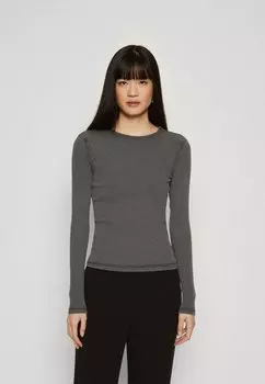 Футболка с длинными рукавами Onlfelina O Neck ONLY, цвет black washed