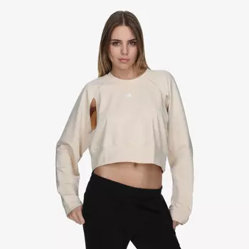 Футболка с длинными рукавами Power Aeroready Adidas, бежевый