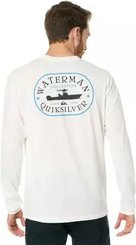 Футболка с длинными рукавами Power Trip Quiksilver, цвет Snow White