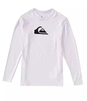 Футболка с длинными рукавами Quiksilver Big Boys 8–20, белый