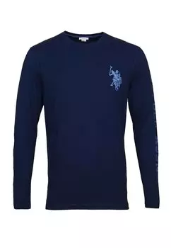 Футболка с длинными рукавами R-Neck U.S. Polo Assn., цвет dunkelblau