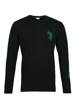 Футболка с длинными рукавами R-Neck U.S. Polo Assn., цвет schwarz
