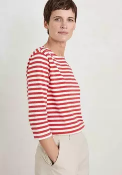 Футболка с длинными рукавами Sailor Three Quarter Seasalt Cornwall, цвет mini cornish tomato chalk