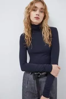 Футболка с длинными рукавами Samsoe Samsoe, темно-синий