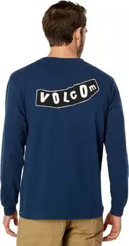 Футболка с длинными рукавами Skate Vitals Relics Volcom, цвет Baja Indigo