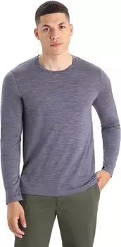 Футболка с длинными рукавами Sphere II Icebreaker, цвет Midnight Navy Heather