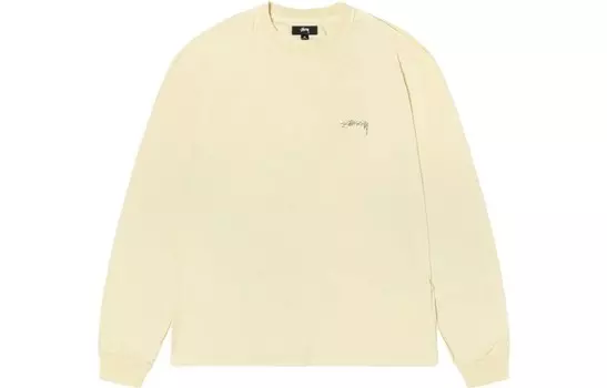 Футболка с длинными рукавами Stssy Lazy Stussy, светло-зеленый