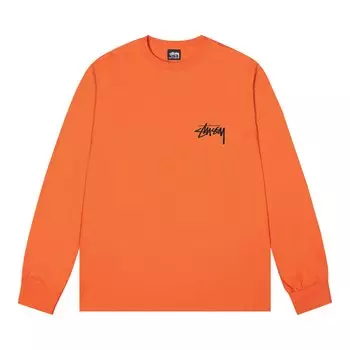 Футболка с длинными рукавами Stussy Gold Lion, цвет Коралл
