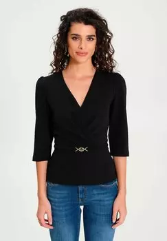 Футболка с длинными рукавами Tailierte Rinascimento, цвет schwarz