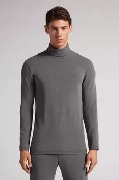 Футболка с длинными рукавами THERMO TURTLENECK Intimissimi, серый