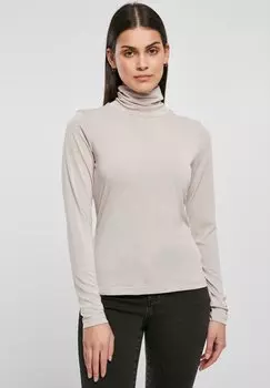 Футболка с длинными рукавами Turtleneck Longsleeve Urban Classics, цвет warmgrey