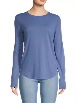 Футболка с длинными рукавами Vince Blue