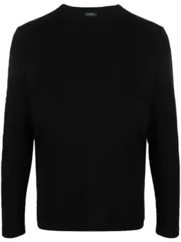 Футболка с длинными рукавами Zanone, черный