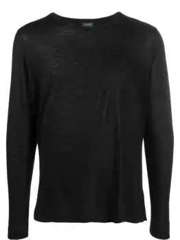 Футболка с длинными рукавами Zanone, черный