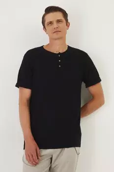 Футболка с добавлением льна Medicine, черный