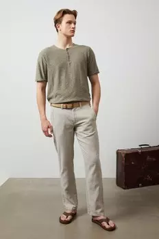 Футболка с добавлением льна Medicine, зеленый