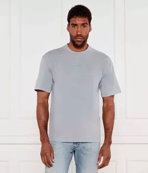 Футболка с доком Relaxed fit Hugo, серый