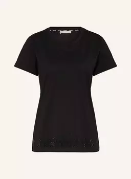 Футболка с драгоценными камнями Liu Jo, черный