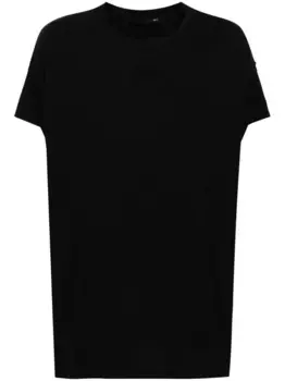 Футболка с драпировкой marina yee, черный