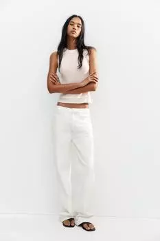 Футболка с двухслойным эффектом ZARA, цвет Pastel pink